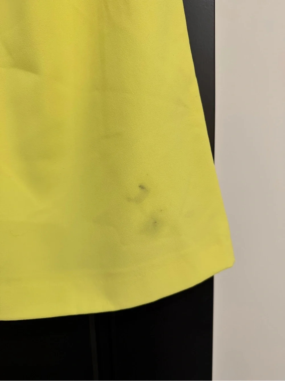 Alice + Olivia Yellow High Waist Wide Leg Trousers Pants Size 6